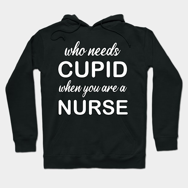 WHO NEEDS CUPID Hoodie by kimbo11